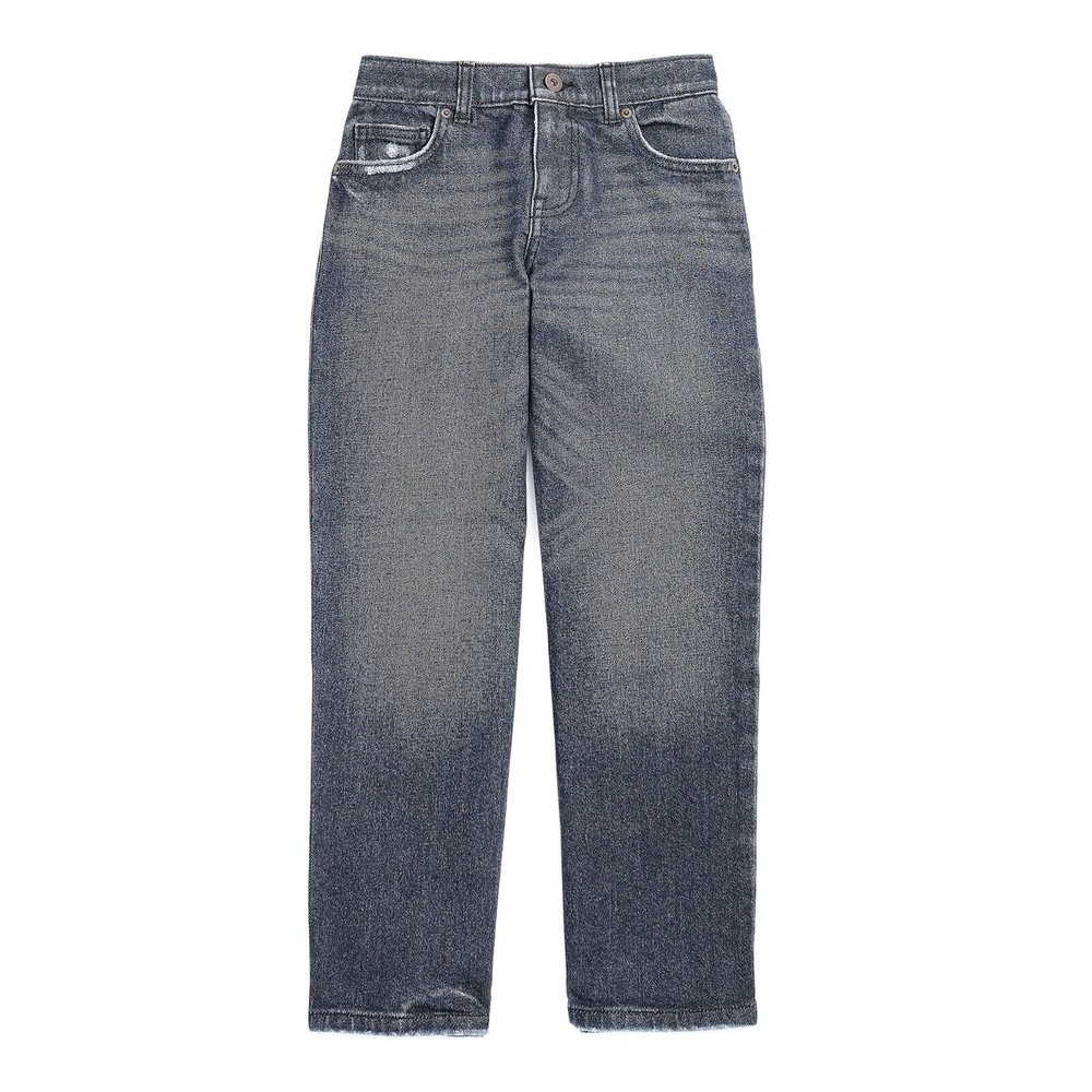 NWT Wonder Nation Big Boys Loose Fit Skater Denim Jean, Black Wash, Size: 8